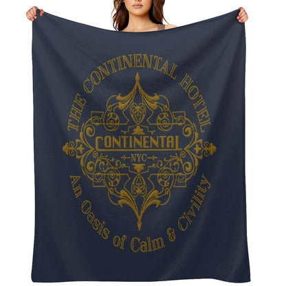 The Continental Compact Throw Blanket