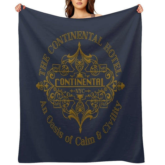 The Continental Compact Throw Blanket