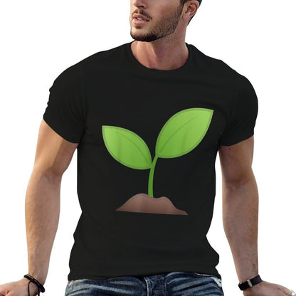 Seedling Sprouting Sprout Spring Costume  Polyester Blend T-Shirt