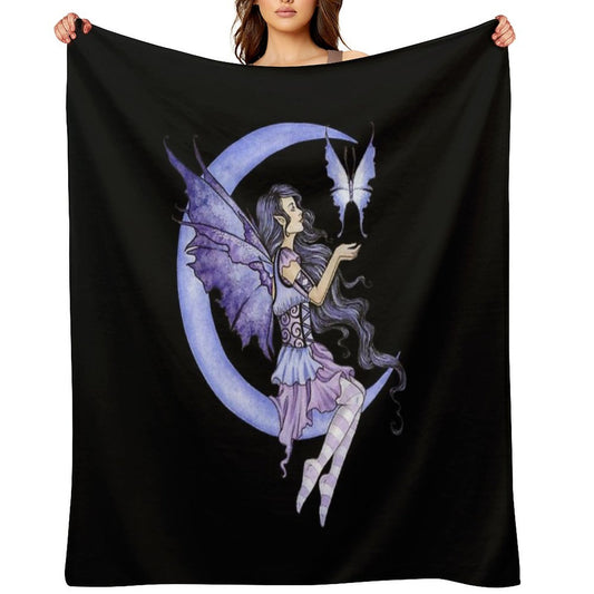 Moon Moth Versatility Throw Blanket