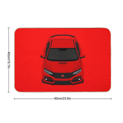 Civic Type R Red  Toxin-Free Bath Mat
