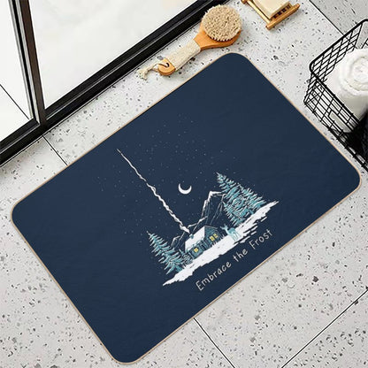 Embrace The Frost  Eco-Friendly Bath Mat