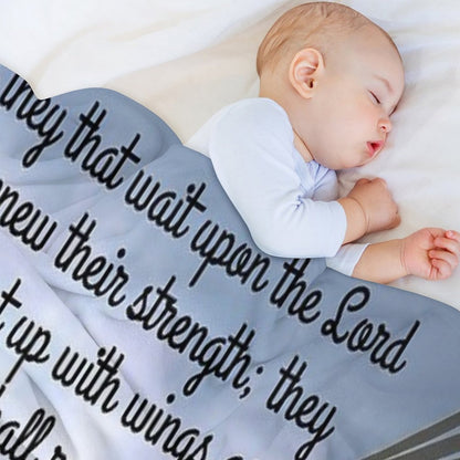 Isaiah 4031 Gift-ready Throw Blanket