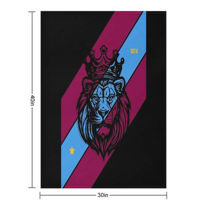 Aston Villa Lion Durable Throw Blanket