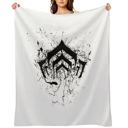 Warframe Logo Plush Throw Blanket