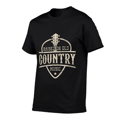 Raised On Old Country Music 80s 90s Vintage Southern Music  Classic T-Shirt