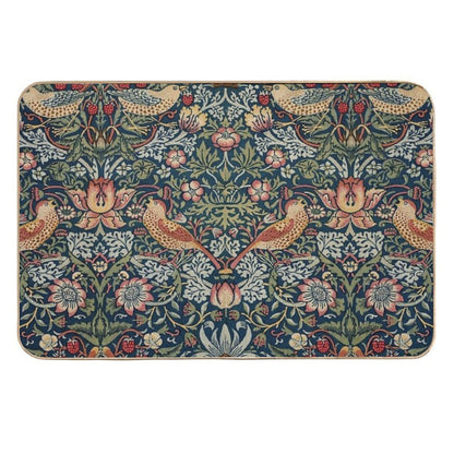 Strawberry Thief (William Morris Textile)  Multi-Purpose Bath Mat
