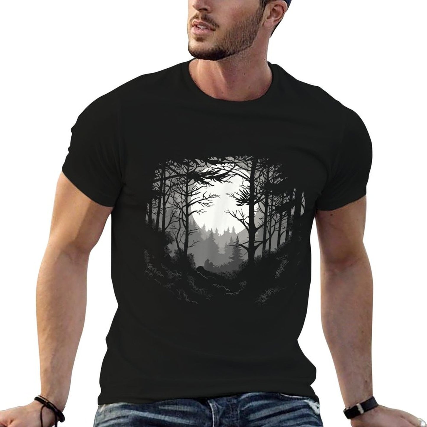 Forest And Nature Pine Tree For Women Men  Durable T-Shirt