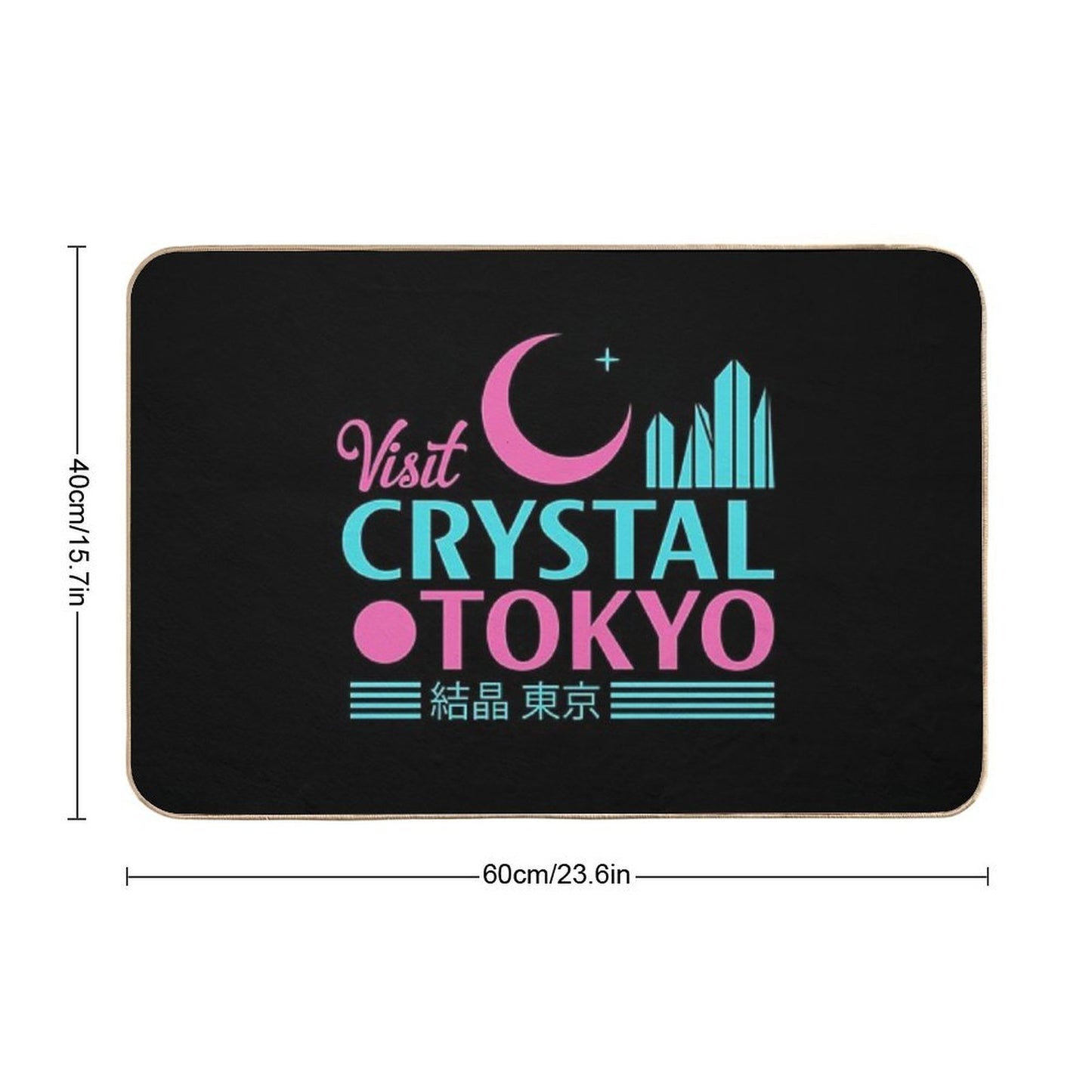 Crystal Tokyo  Pet-Safe Bath Mat