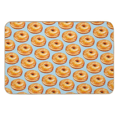 Glazed Donut Pattern  Dirt-Trapping Bath Mat