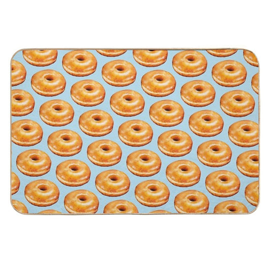 Glazed Donut Pattern  Dirt-Trapping Bath Mat