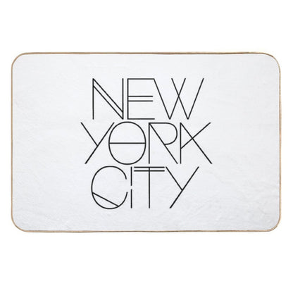 New York City.  Eco-Friendly Bath Mat