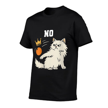 Womens Funny No Kings In America  Oversized Silhouette T-Shirt