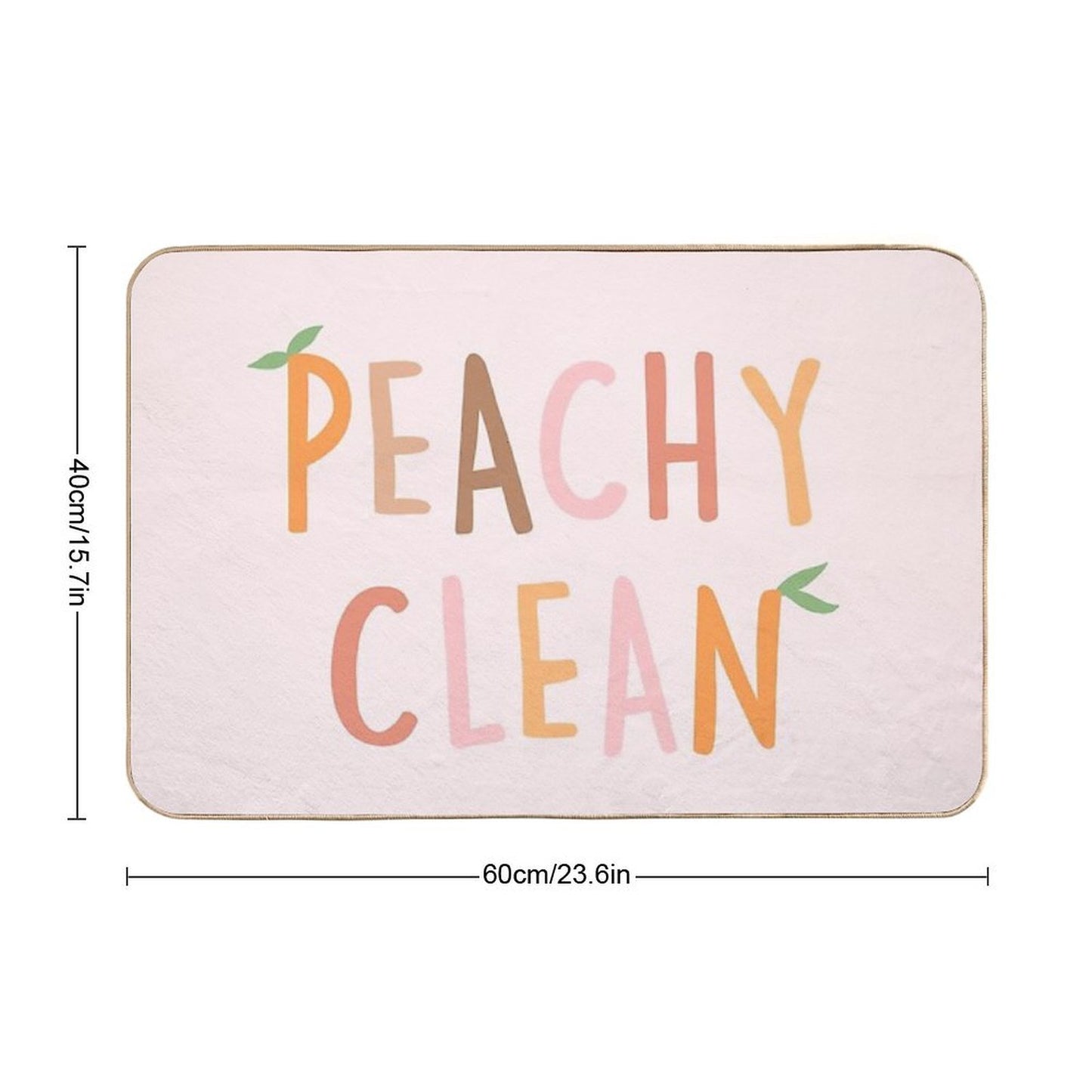 Peachy Clean  Rapid-Drying Bath Mat