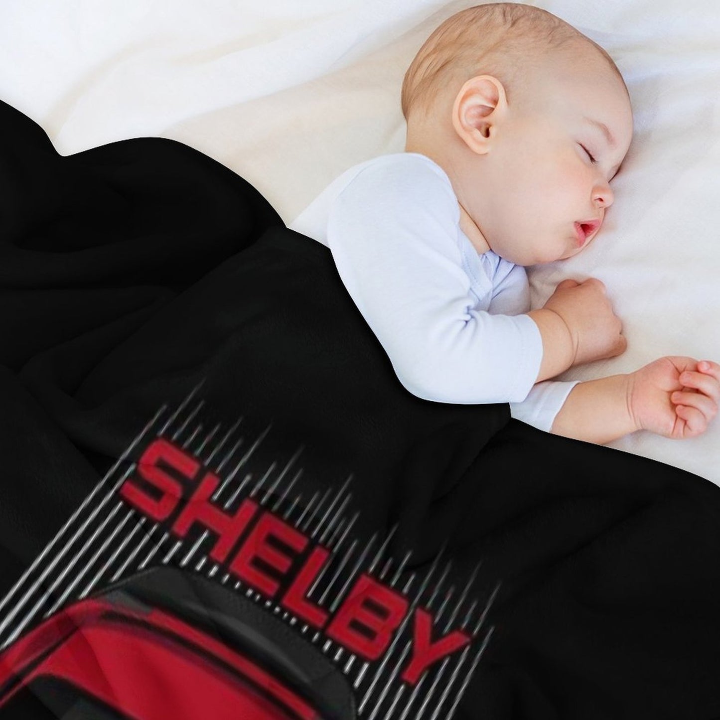 Ford Mustang Shelby GT350R 2015 - 2020 - Red Wrinkle-free Throw Blanket