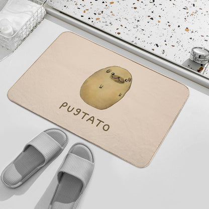 Pugtato  Rapid-Drying Bath Mat