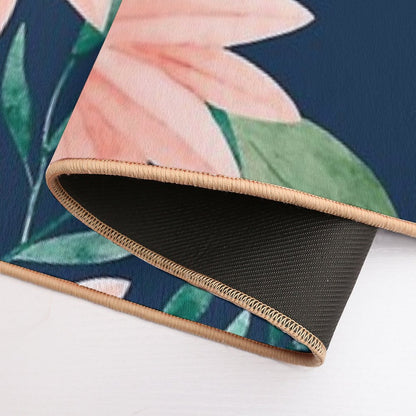 Floral Pattern  High-Traffic Bath Mat