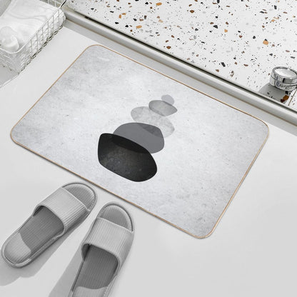 Balancing Stones  Odorless Bath Mat