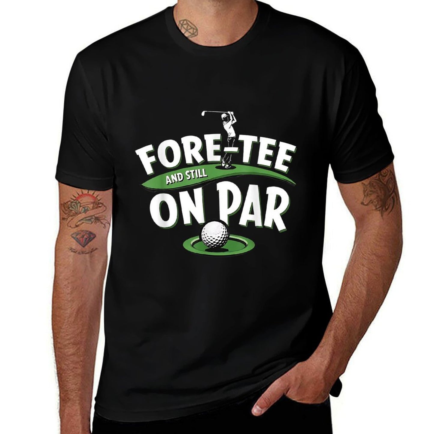 Fore-Tee Still on Par 40th Birthday Golfer Golf Lovers  Classic T-Shirt