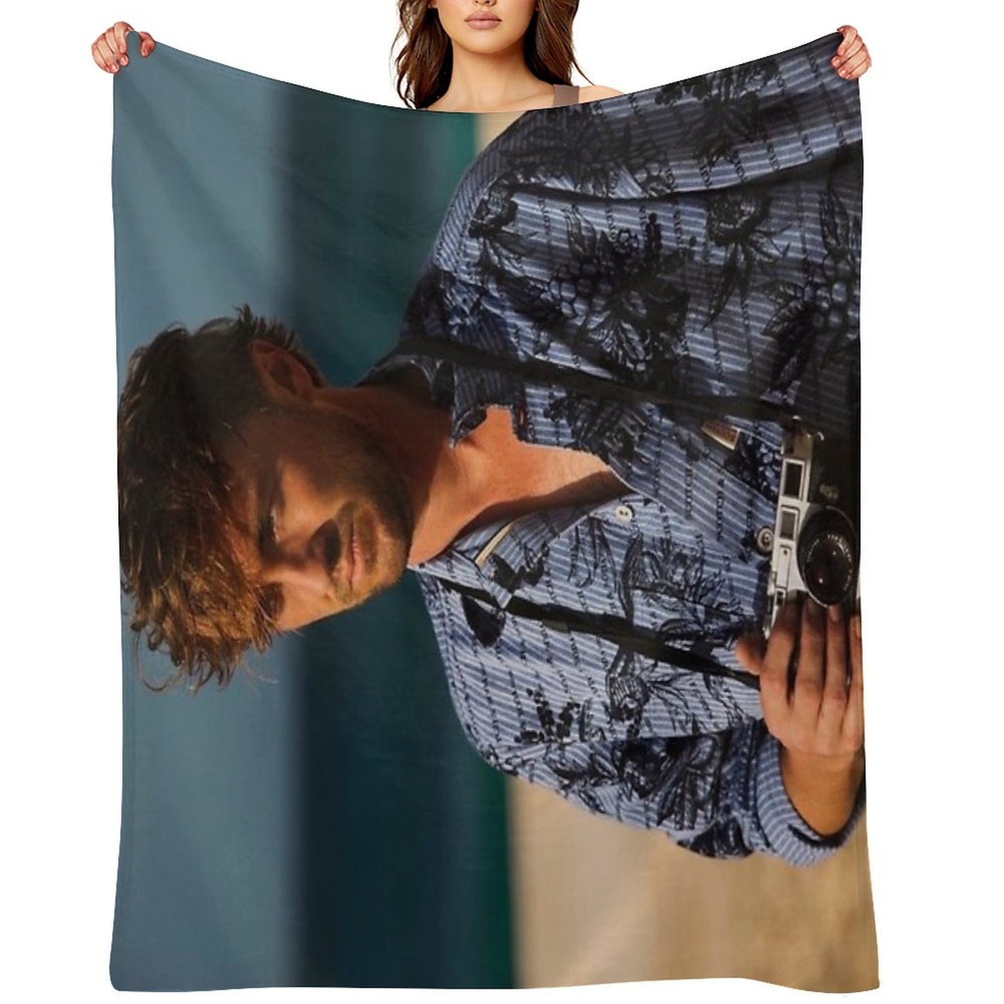 Tom Felton Sticker Blanket Plush Throw Blanket