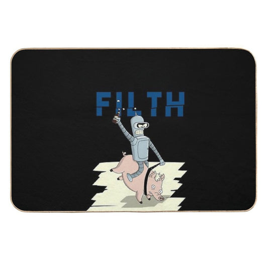 Filth  Non-Slip Bath Mat