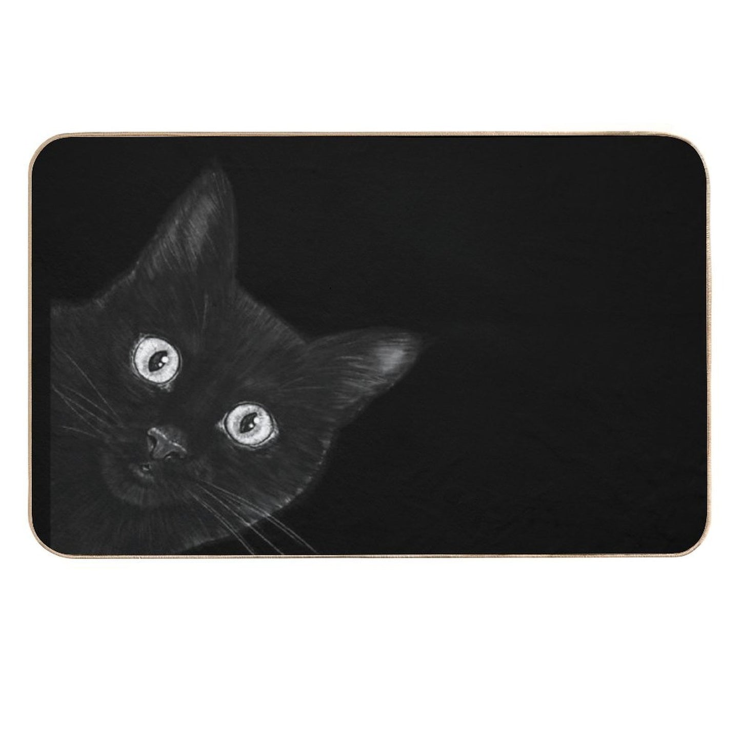 Black Cat  Absorbent Bath Mat