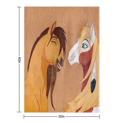 Spirit And Rain Wrinkle-free Throw Blanket