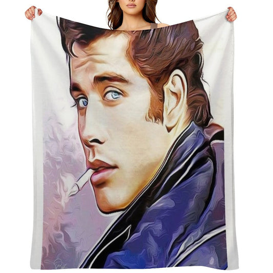 DANNY ZUKO  John Travolta Durable Throw Blanket