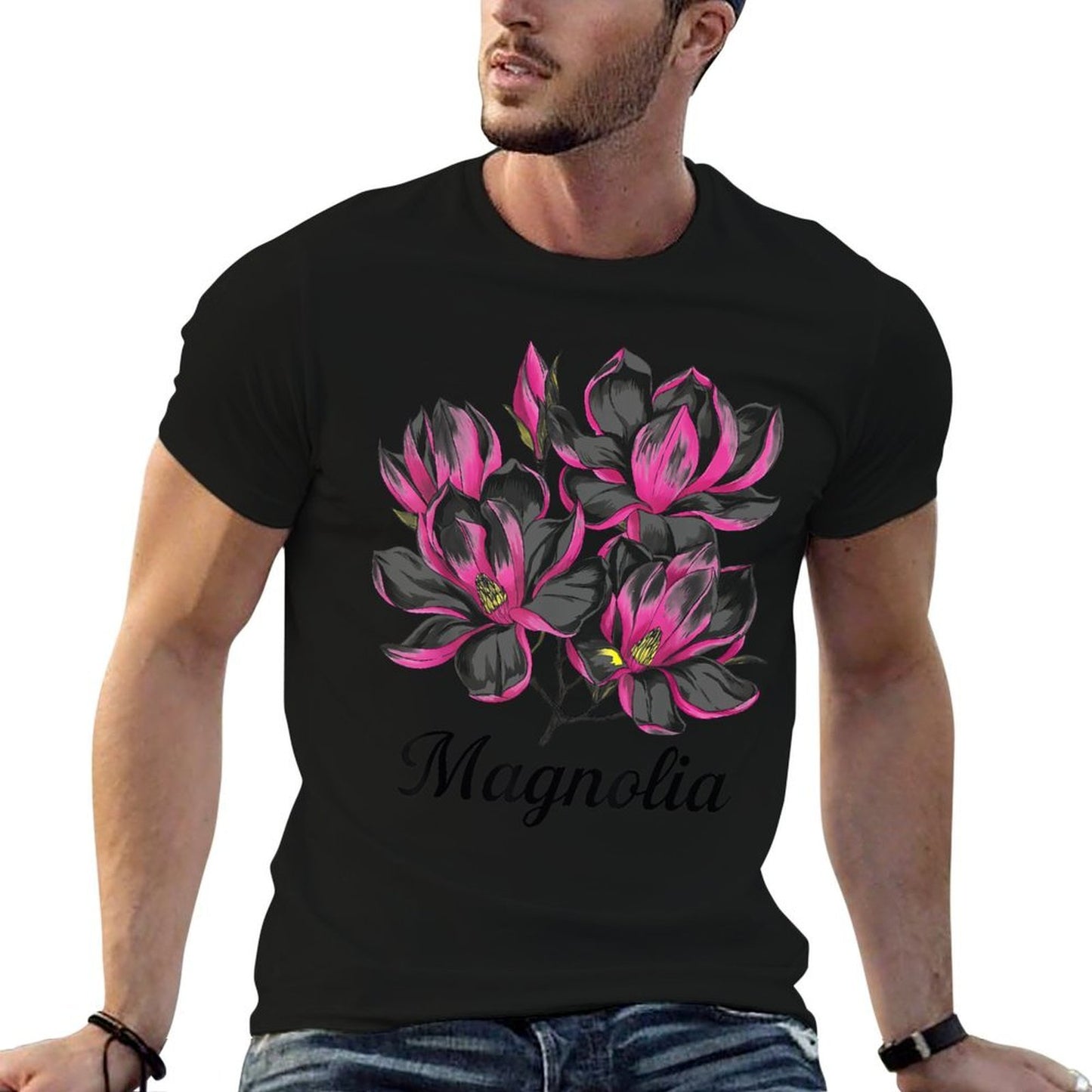 Magnolia Flower Botanical Garden Southern Charm Gift  Versatile T-Shirt