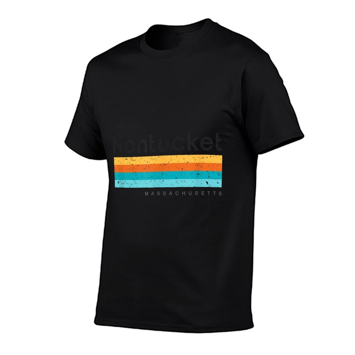 Vintage Nantucket Massachusetts Retro Design T-shirt  Soft T-Shirt