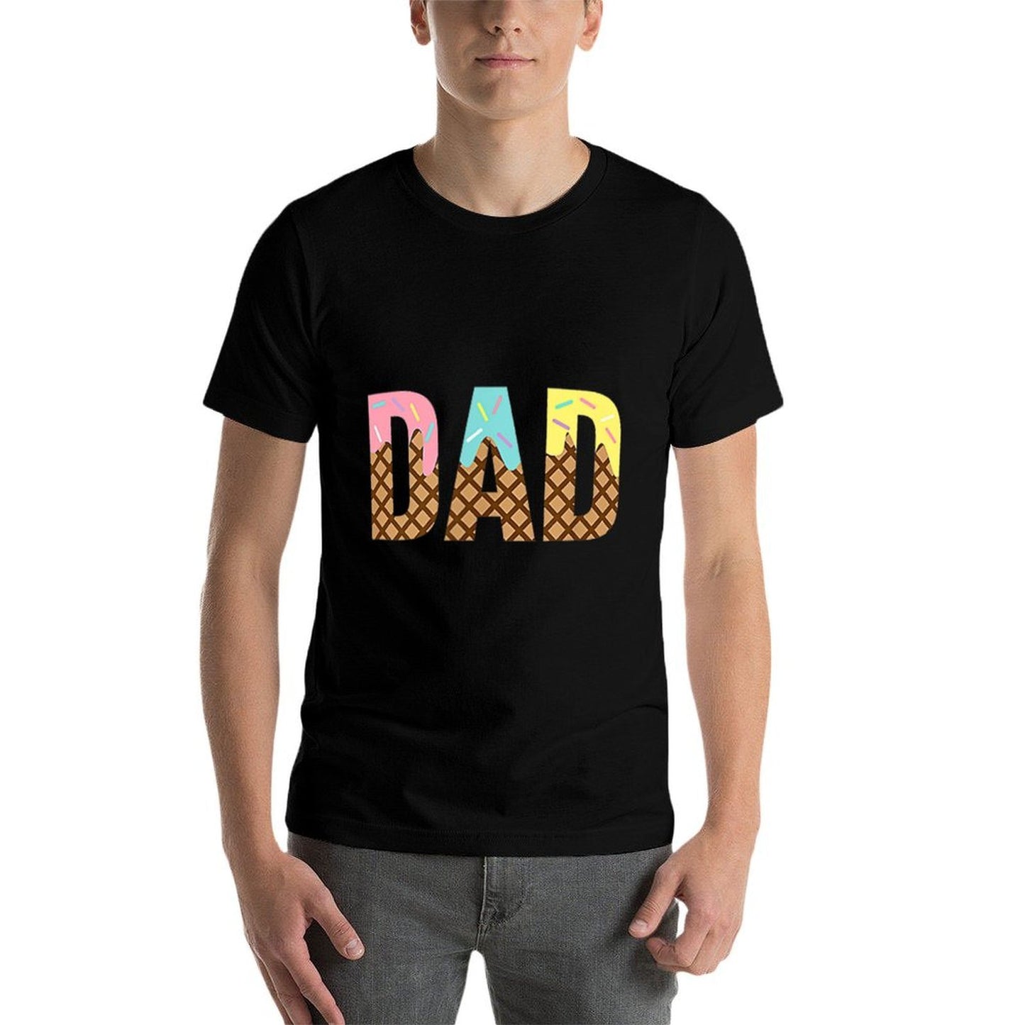 Dad Of The Sweet One Ice Cream 1st First Family Mothers Day  Easy-care T-Shirt