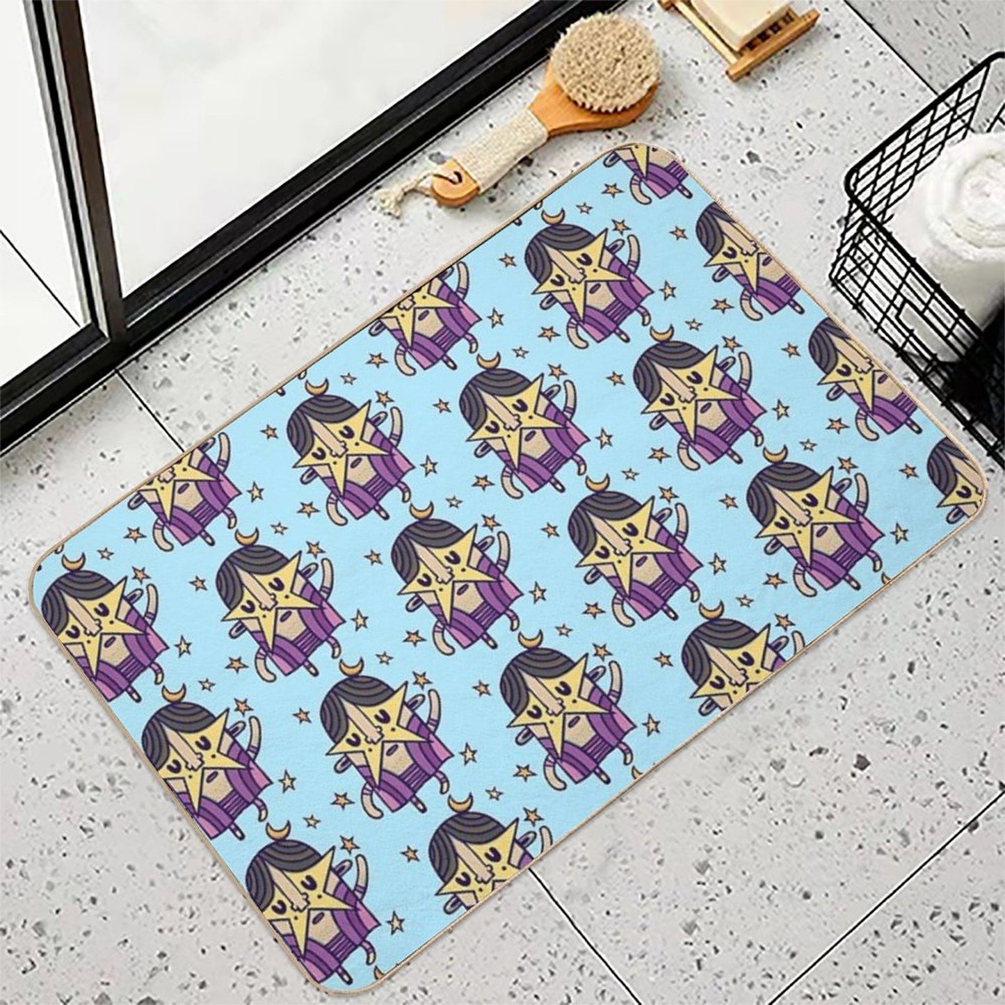 Cosmic Kid  Repositionable Bath Mat