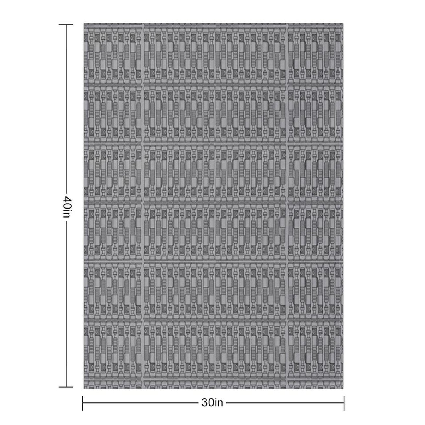 Laser Sword Pattern Comfort Throw Blanket