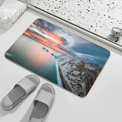 The Needles Sunset  Stain-Proof Bath Mat