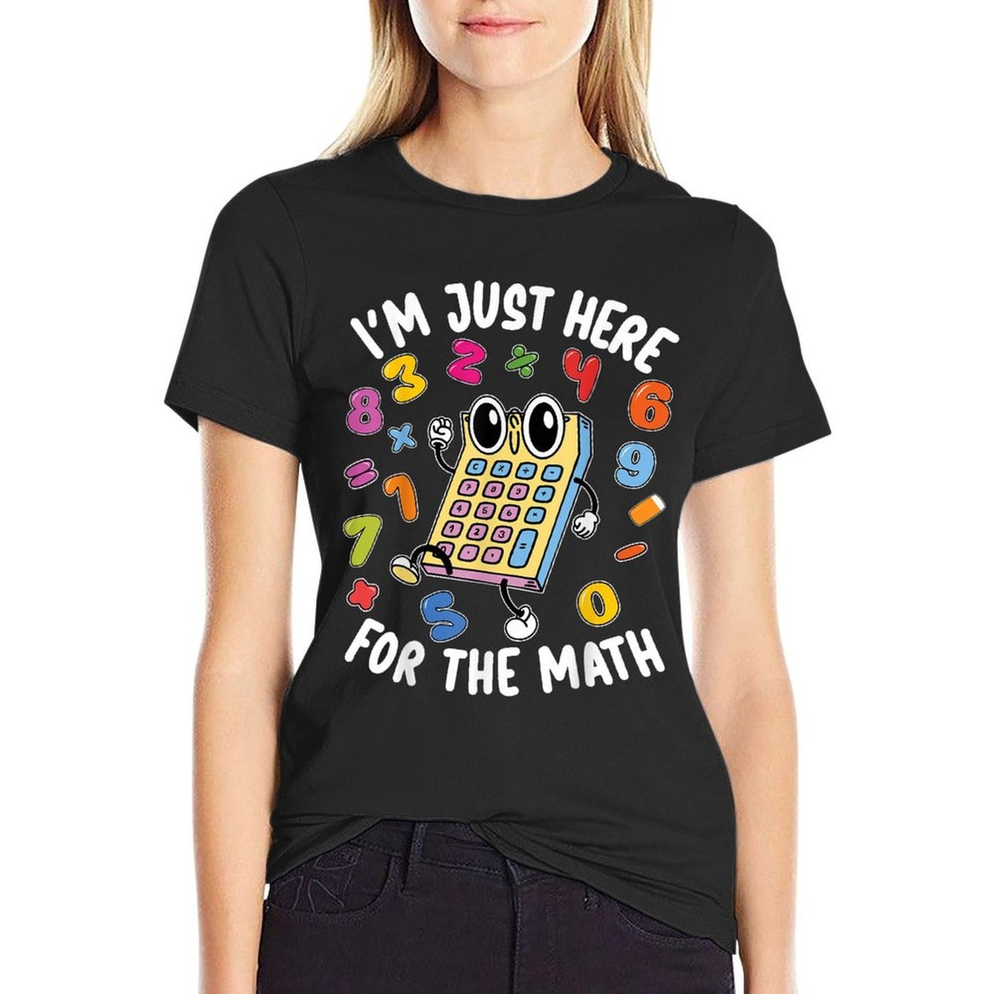 Number Day Maths Day Number Day Calculator Kids Costume  Slim-fit Cut T-Shirt