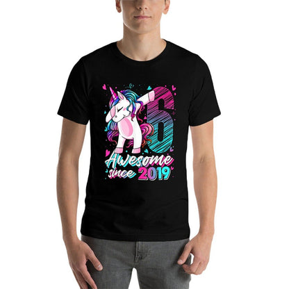 6 Year Old Unicorn Gifts For Girls 6th Birthday Girl Party  Eco-friendly Material T-Shirt