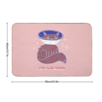 Still Cute Though - Cute Cat  Toxin-Free Bath Mat