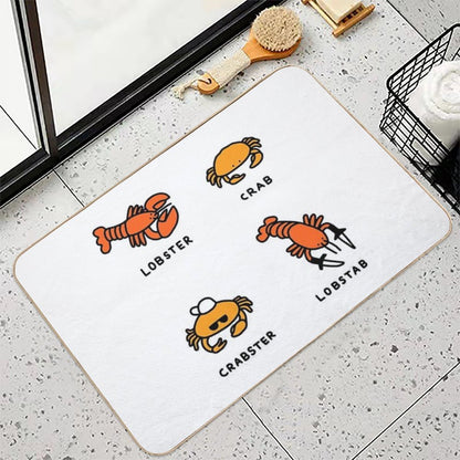 Lobster + Crab  Repositionable Bath Mat