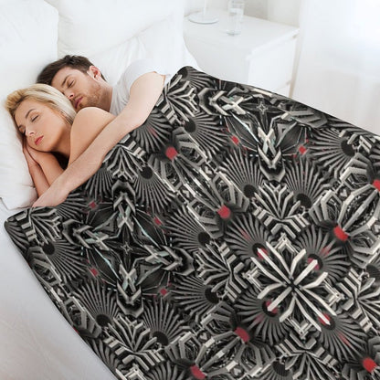 Calaabachti Matrix Plush Throw Blanket