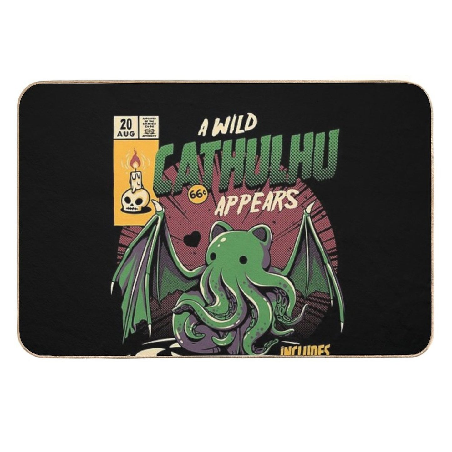Cathulhu Durable Bath Mat