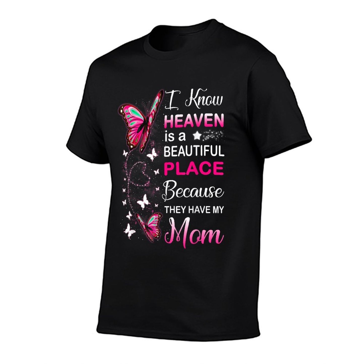 Mom Is My Guardian Angel In Heaven Memorial Day Men Women  Vintage-inspired T-Shirt