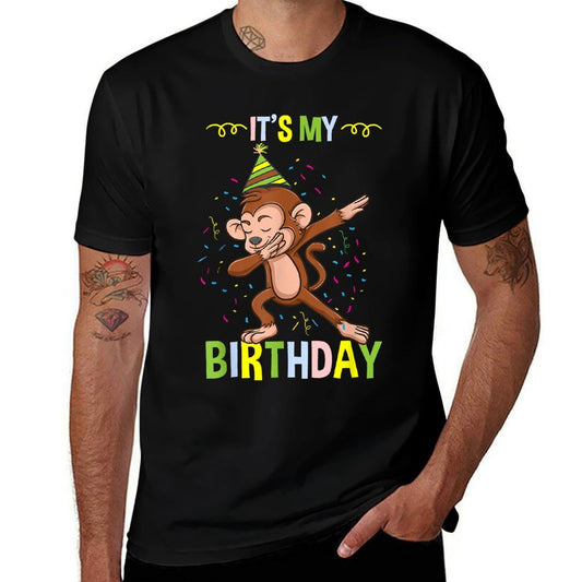 Its My Birthday Monkey  Vintage-inspired T-Shirt