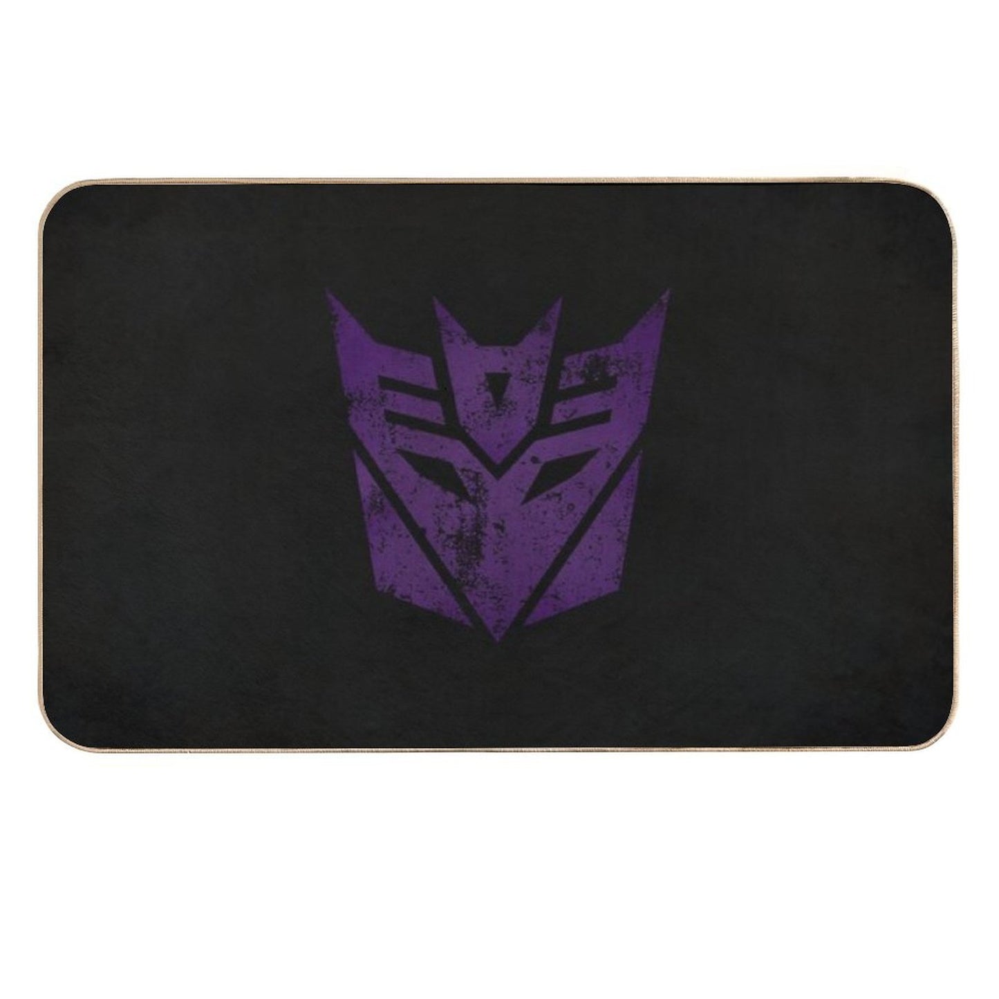 Decepticons Logo · Distressed  Easy Maintenance Bath Mat