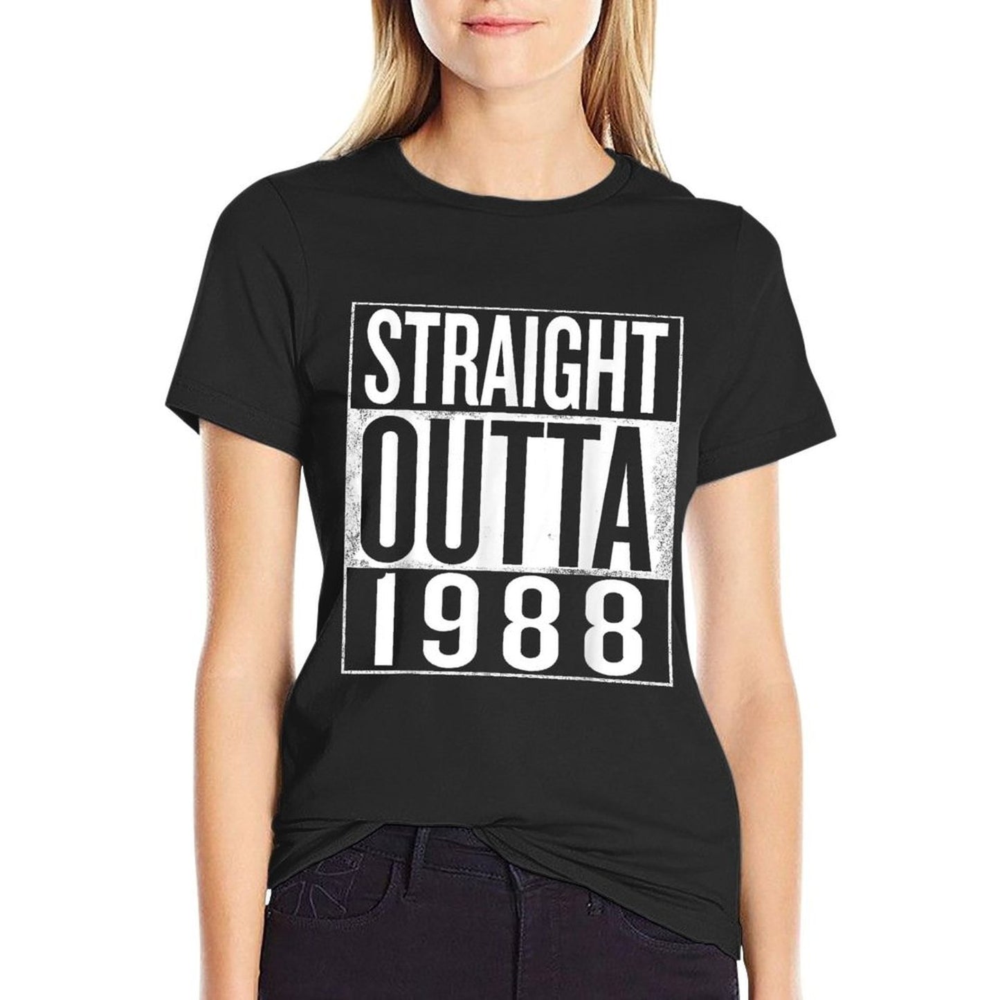 STRAIGHT OUTTA 1988 30th Birthday  Trendy Pattern T-Shirt