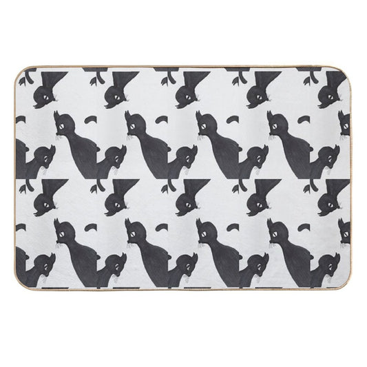 BLACK CAT・5  Slip-Resistant Bath Mat