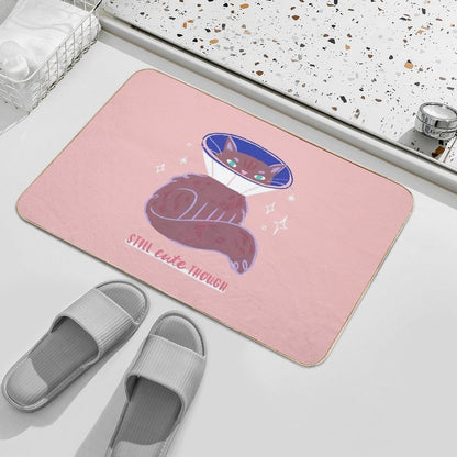 Still Cute Though - Cute Cat  Toxin-Free Bath Mat