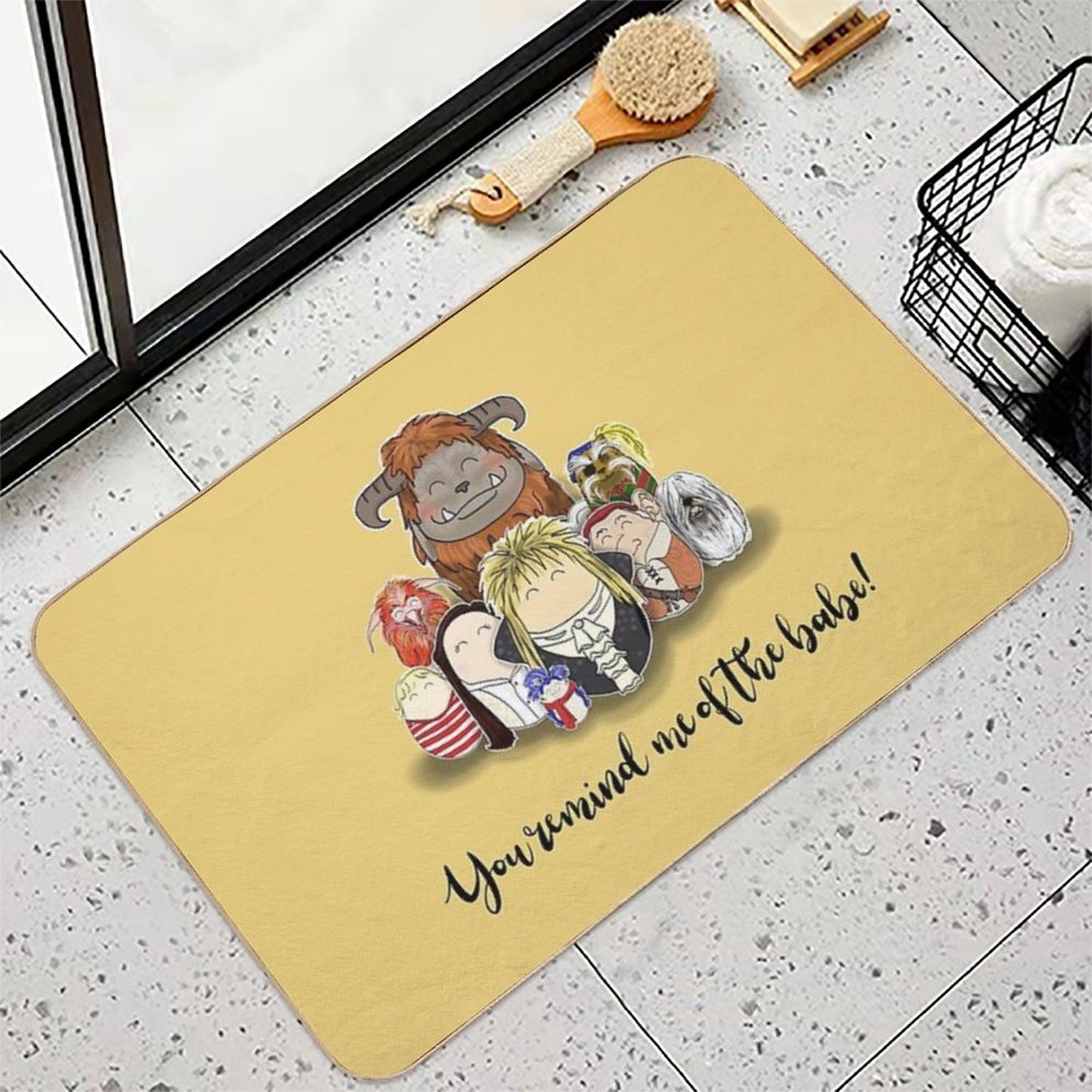 You Remind Me of The Babe  Eco-Friendly Bath Mat