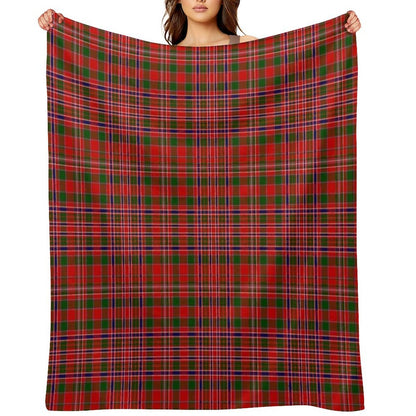 Clan MacAlister Tartan Quick-dry Throw Blanket