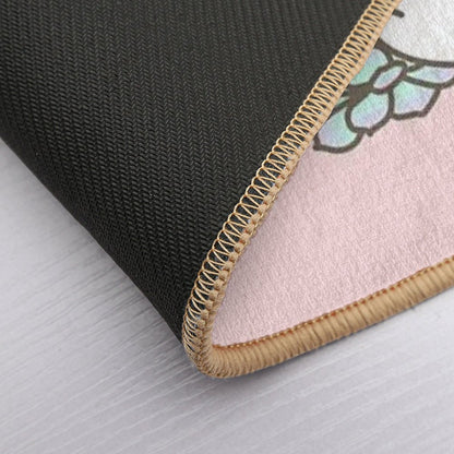 Bubu The Guinea Pig, Succulent Love  Dirt-Trapping Bath Mat