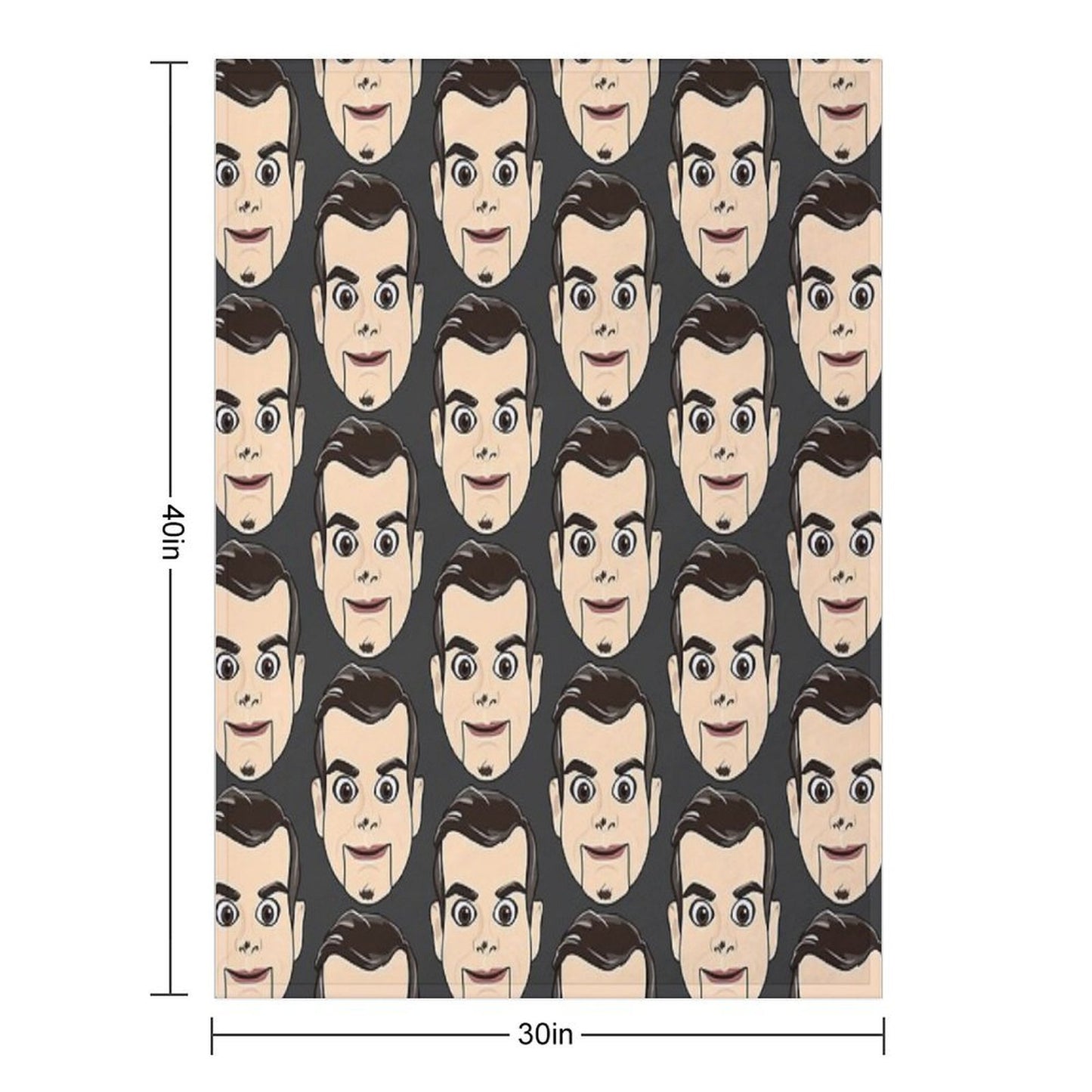 Slappy Movie Wrinkle-free Throw Blanket